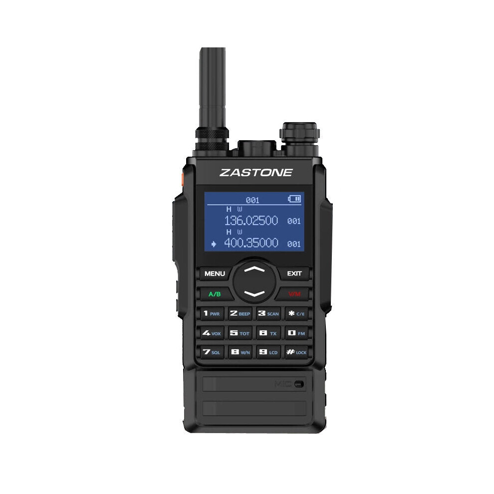 (UK Plug) 250 Channels 8W Walkie Talkie VHF UHF Portable Radio 2600mAh Battery Two Way Radio Big Screen FM Ham 136-174 400-480Mhz Instant Messaging