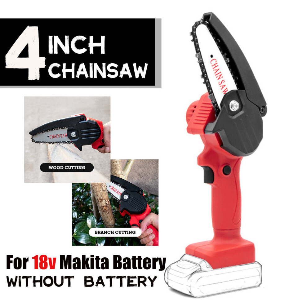 (For 18V Makita Battery) Portable Electric Saw Woodworking Chain Saw Tree Pruning Tool For 18V Makita/Izumi Battery 9078193477009
