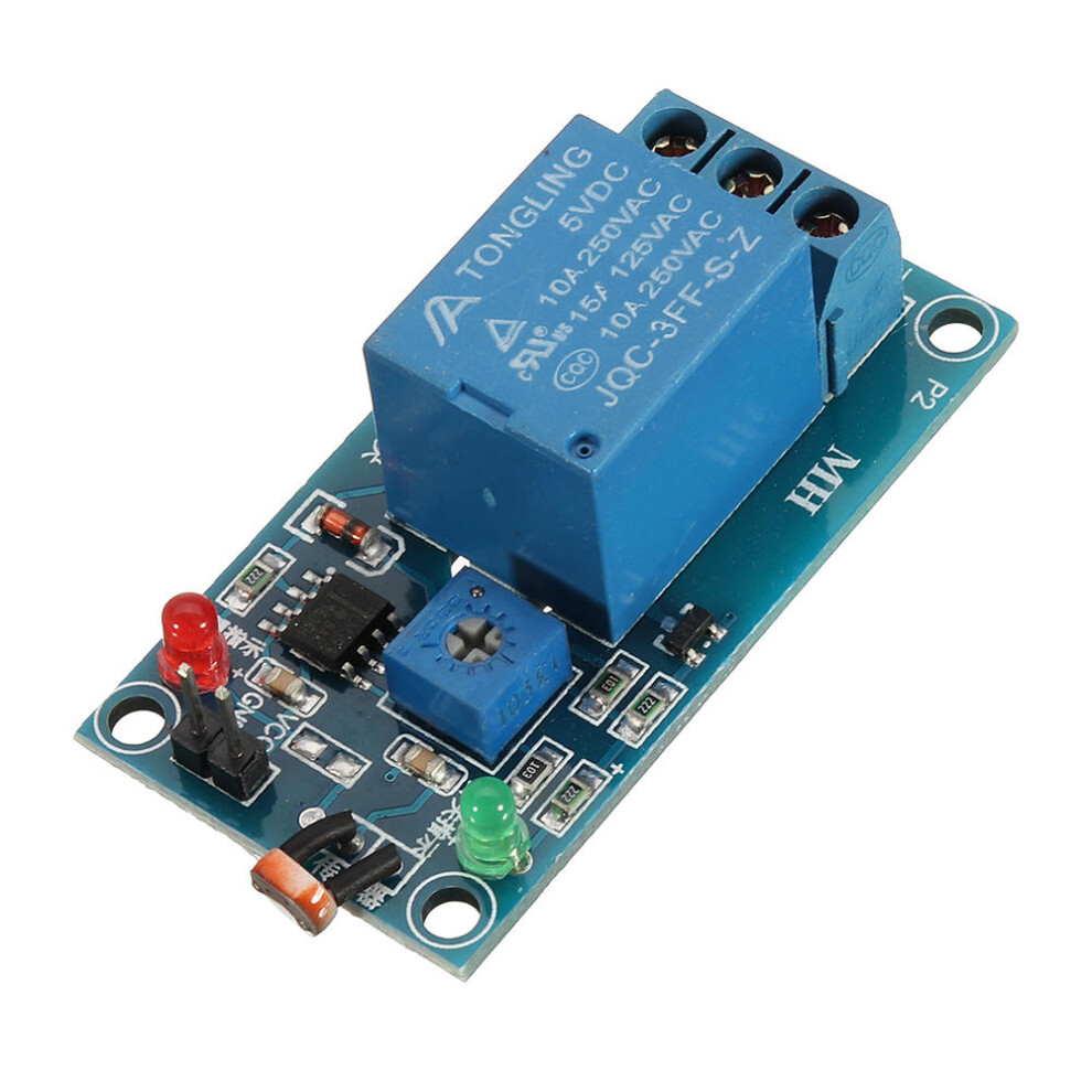 Photosensitive Resistance Sensor With Relay Module 5V Optical Control Switch Light Detection Switch 8727971221556