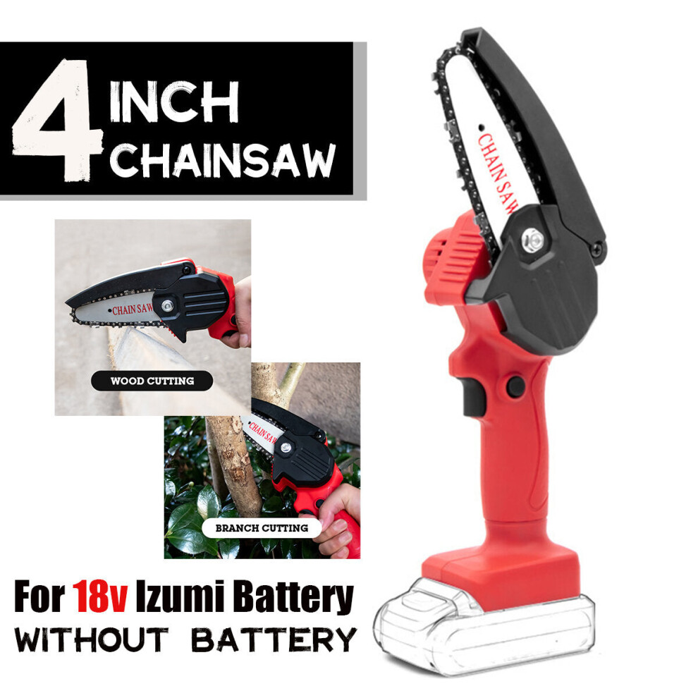 (For 18V Izumi Battery) Portable Electric Saw Woodworking Chain Saw Tree Pruning Tool For 18V Makita/Izumi Battery 9078193477016