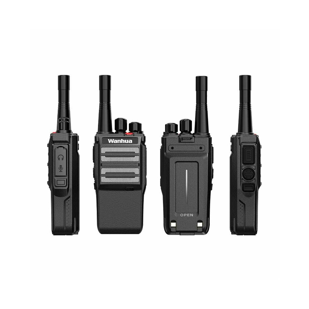 (UK Plug) 8W Classic Walkie Talkie 16 Channels 400-470MHz Two Way Handheld Radio Outdoor Work Durable Transceiver Radio Communicator