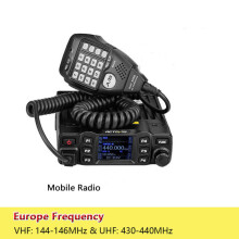 (EU Plug) Car Two-Way Radio Station 200CH 25W High Power VHF UHF Mobile Radio Car Radio CHIRP Ham Mobile Radio Transceiver