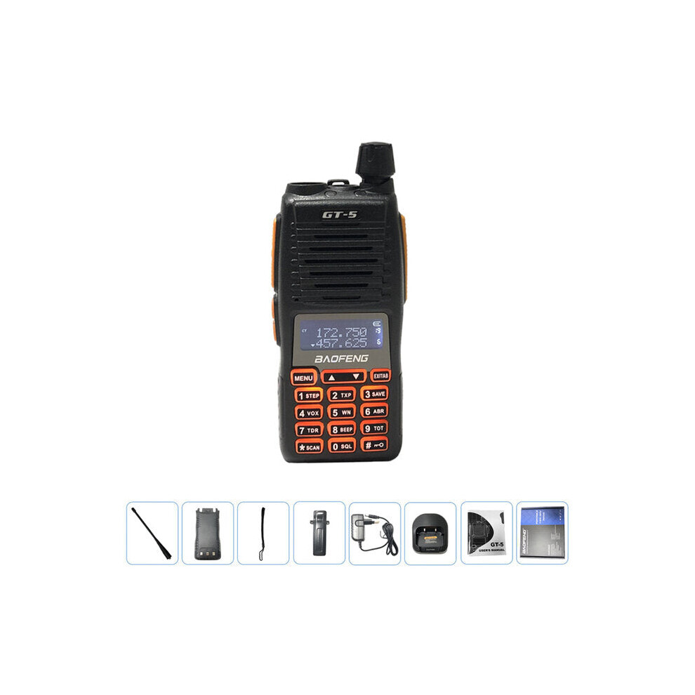 (Standard) 10W Walkie Talkie Two Way Ham Radio Flash Light Dual PTT HF Transceiver 30KM Long Range Portable Radios Upgrade