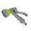 7 Pattern Turret Hose Spray Nozzle and Water Spray Gun 3