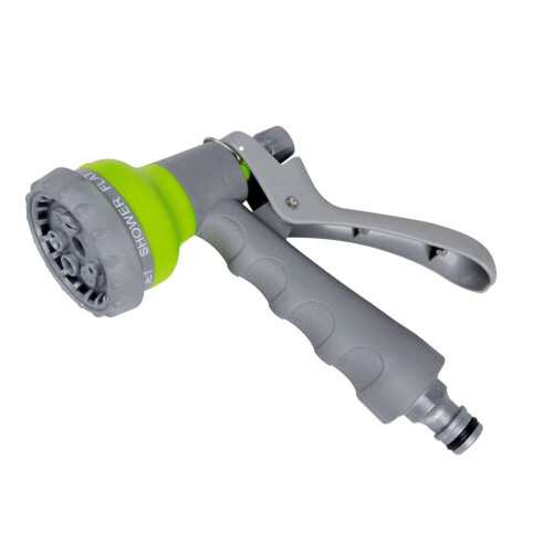 7 Pattern Turret Hose Spray Nozzle and Water Spray Gun 2