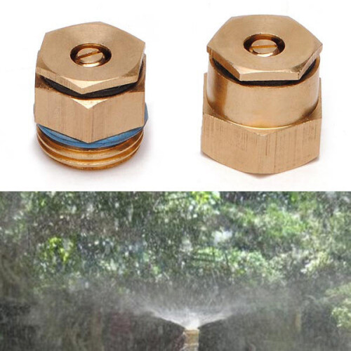 (internal thread) Copper Centrifugal Adjustable Micro Atomizing Nozzle 1