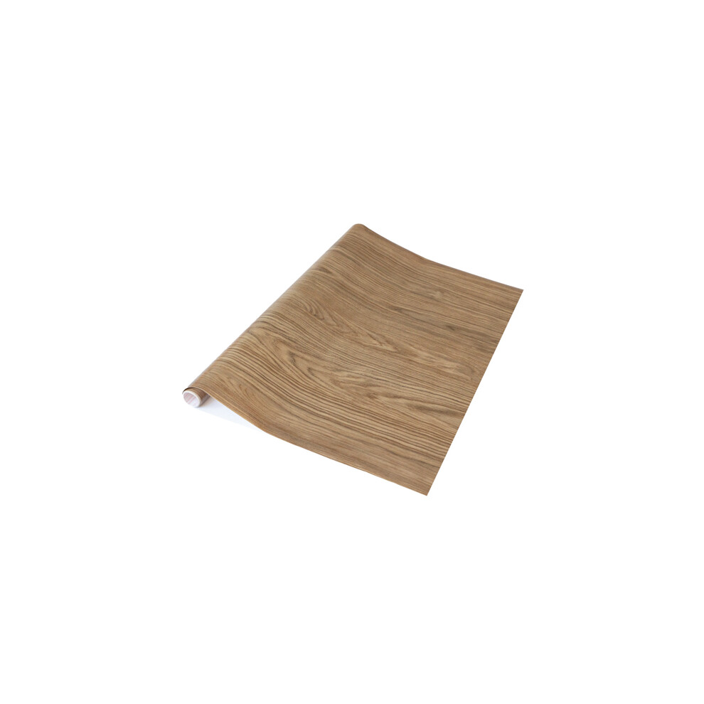 (10M) Dc Fix Casella Oak Brown Sticky Back Plastic Vinyl Wrap Film (45Cm Wide) 5056525357636