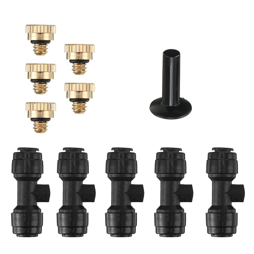 (Type A) Retractable Coil Garden Hose Pipe Expandable Reel Spray System Tap Connector 30m