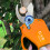 (Two Batteries, US Plug) 21V 30mm Rechargeable Electric Pruning Shears Electric Tree Branches Cutter 3