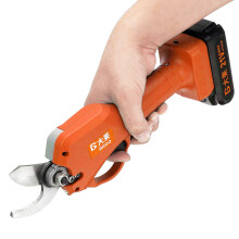 (One Battery, EU Plug) 21V 30mm Rechargeable Electric Pruning Shears Electric Tree Branches Cutter
