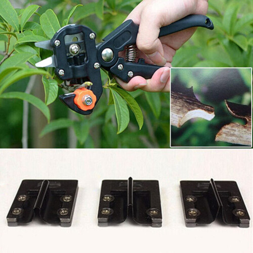 (V Shape) Iron Blade for Garden Grafting Machine Fruit Tree Pruning Shear Cutting Tool 2
