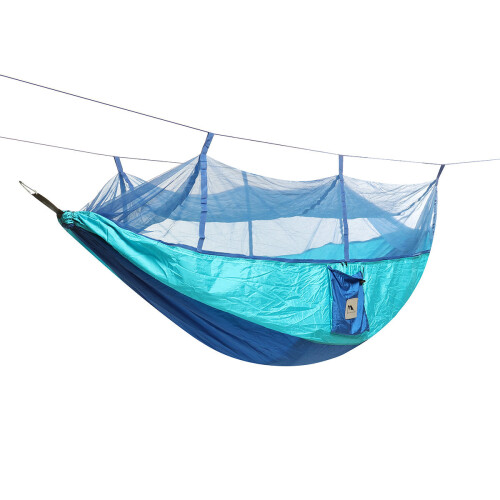 (Green) Hammock Mosquito Net Tent Hanging Sleeping Bed Lightweight Backpacking Camping 2
