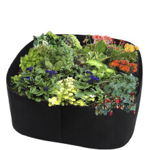 (S) Garden Plant Bed 4/8-Hole Rectangular Planting Container Planting Bag Planter Potted