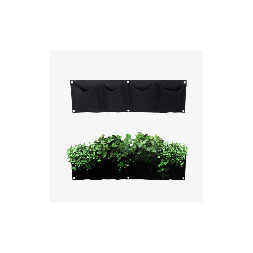 (B) Gardening Grow Pocket Indoor Outdoor Wall Hanging Planting Storage Bag Seedling Bags