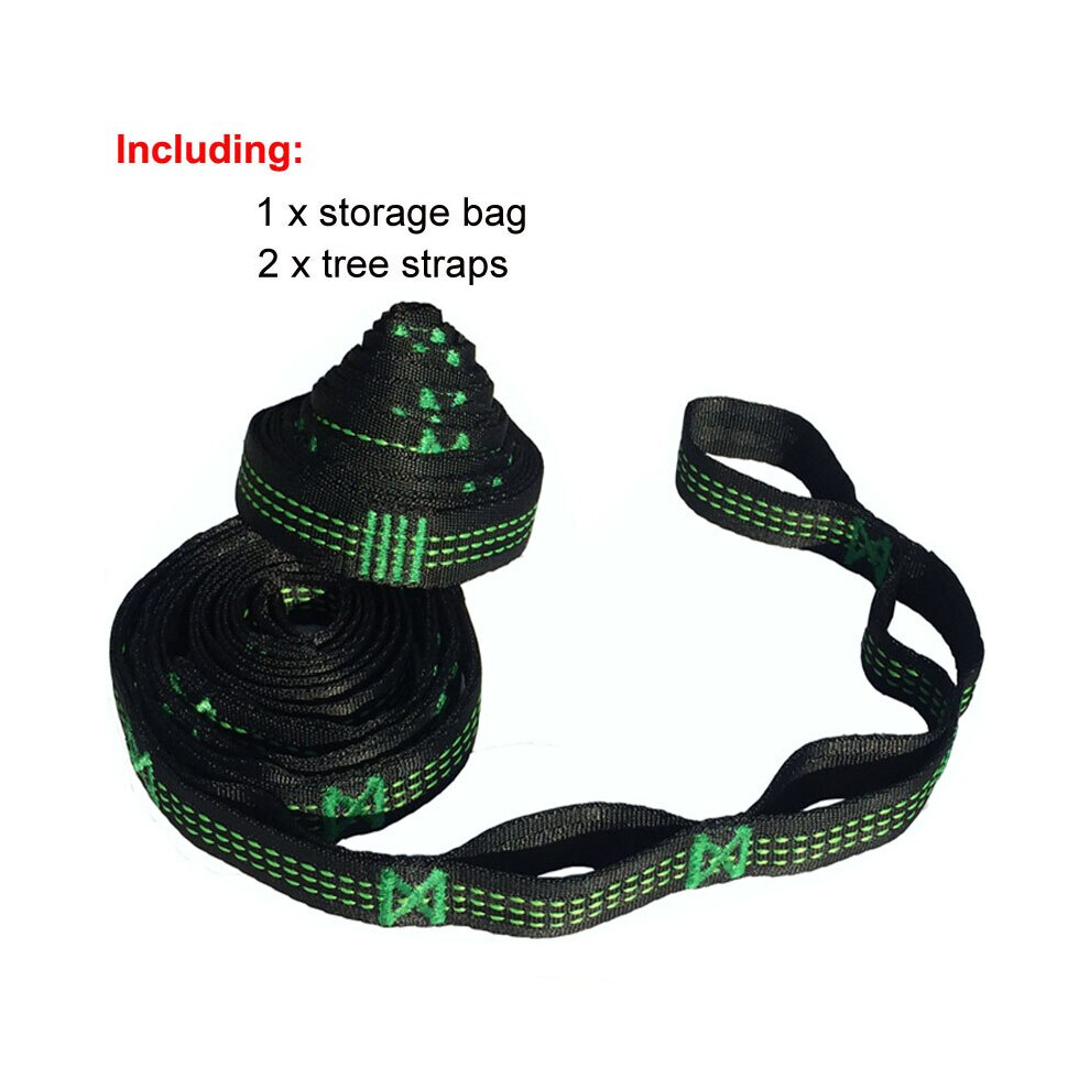 (Green cross knots) Hammock Straps Belts Extra Strong & Lightweight Ropes and 600 LBS Breaking Strength, No Stretch Polyester-image-OPC-PGKBKTK-NEW