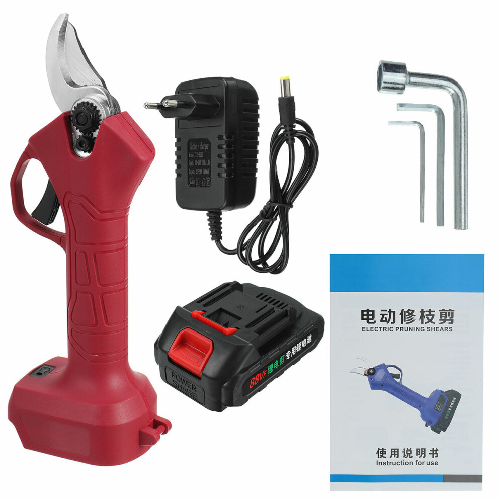 (One Battery) 21V Hand-Held Electric Shears And Efficient Pruning Garden Shears Electric Pruning Shears