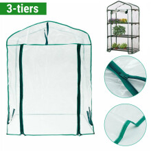 (3 tiers) 2/3/4/5-Tier Garden Greenhouse Shed Storage PVC Cover Heavy-duty Sunproof Greenhouse Cover