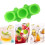 (Cyan) Silicone Ice Cube Tray Mold Ice Tools Chilled Juice Mould 2