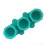 (Cyan) Silicone Ice Cube Tray Mold Ice Tools Chilled Juice Mould 5