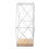 (Pink) DIY Wall-mounted Display Shelf Rack Floating Storage Iron Wood Organizer 4