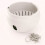 (White) Plastic Hanging Planter Pot Home Yard Hanging Flowers Baskets With Chain 1