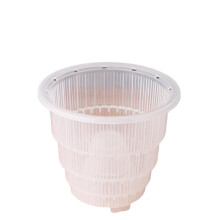 (5 Inch) 5/6/7 Inch PP Plastic Clear Flower Pot Orchid Planter Container Mesh Pot Home Decorations