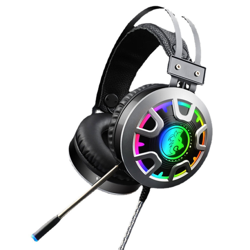 (Diamond Shape, 3.5Mm) Gaming Headphone Stereo Sound Headset With Led Microphone Audio Cable 6112212296967
