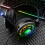(Diamond shape, USB) Gaming Headphone Stereo Sound Headset With LED Microphone Audio Cable 3