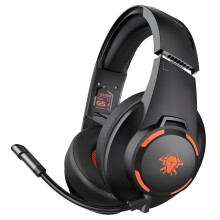 (Black & Red) Wireless Bluetooth Headset Game Headphone Foldable Heavy Bass Sports Low Latency Gaming Headphone with Mic