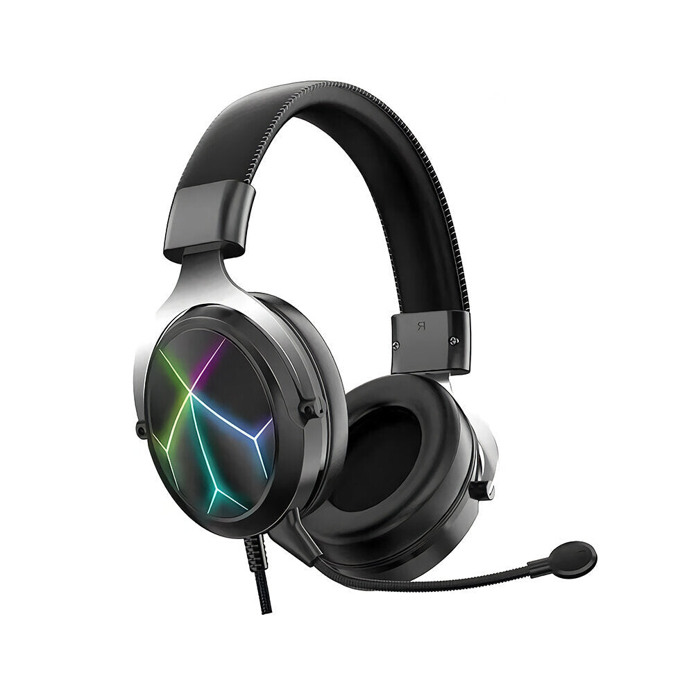 LED RGB Gaming Headphones Noise Cancelling Sports Gaming Headset with Mic for PC Laptop Gamer