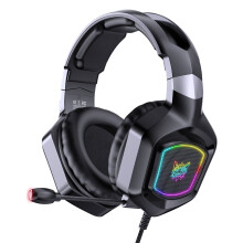 Gaming Headset USB 3.5mm + Wired Bass Gaming Headphone Stereo Noise-canceling Earphone with RGB LED Lights Microphone for PS4 Computer PC Gamer