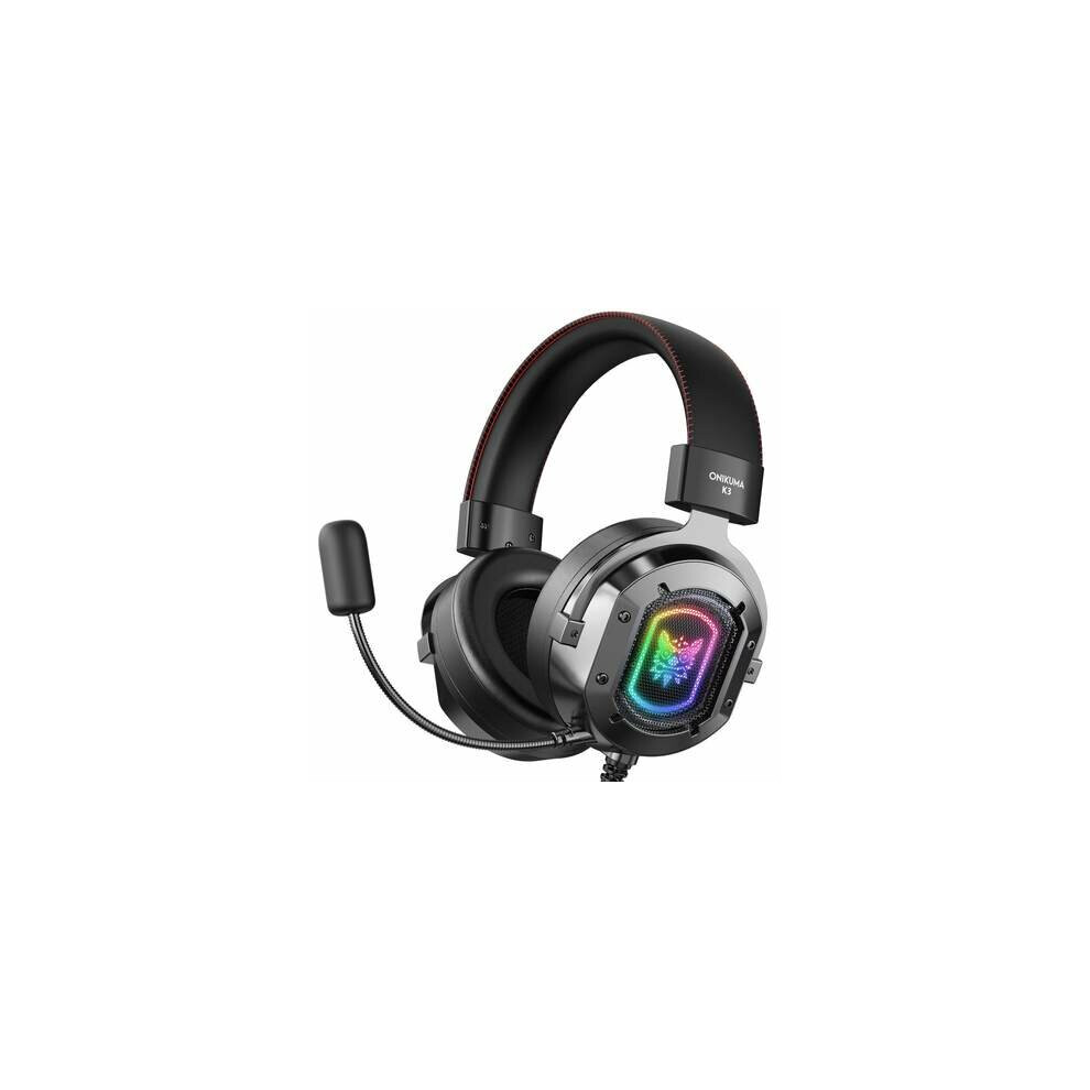 Gaming Headphones 50Mm Drivers Unit Noise Reduction Rgb Wired Headset With Mic Light 6112212294598