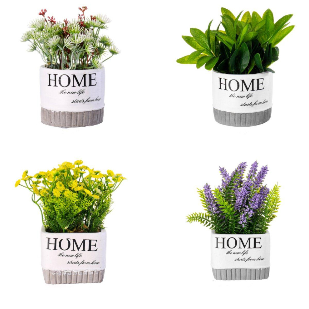 (E) Artificial Potted Flower Wedding Party Birthday Valentine's Day Floral Decorations