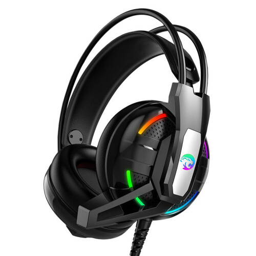 Gaming Headphone Headset Deep Bass Stereo Wired Earphone With Mic LED Light for PC Computer 1