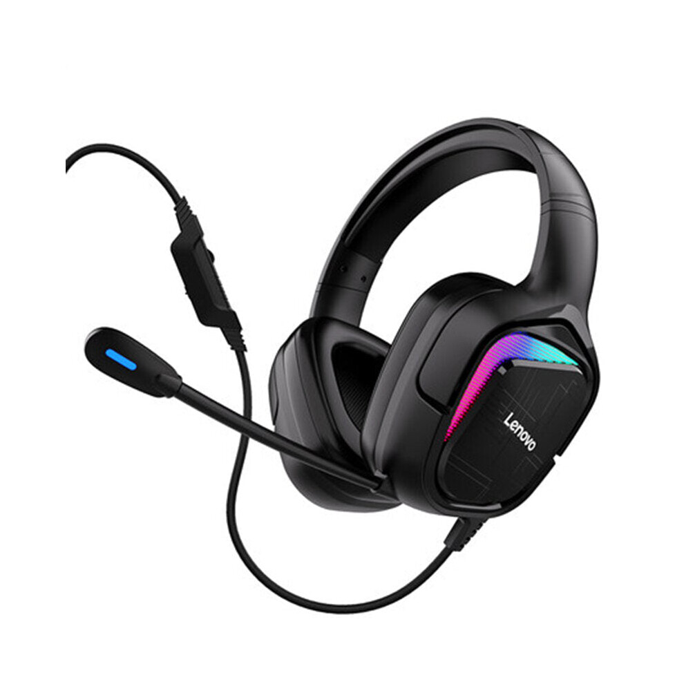 Gaming Headphones 50Mm Drivers Surround Sound Bass Usb Head-Mounted Wired Headset With Mic 6112212293782