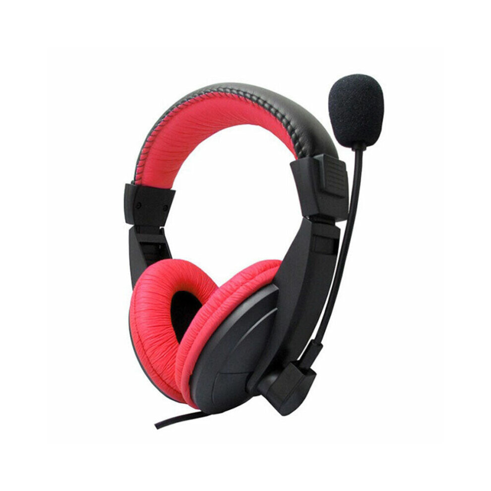 (Red) Gaming 3.5Mm Headphone Casque Gamer Deep Bass Stereo Gaming Headset With Mic For Pc Xbox Ps4 Computer Red 6112212289655
