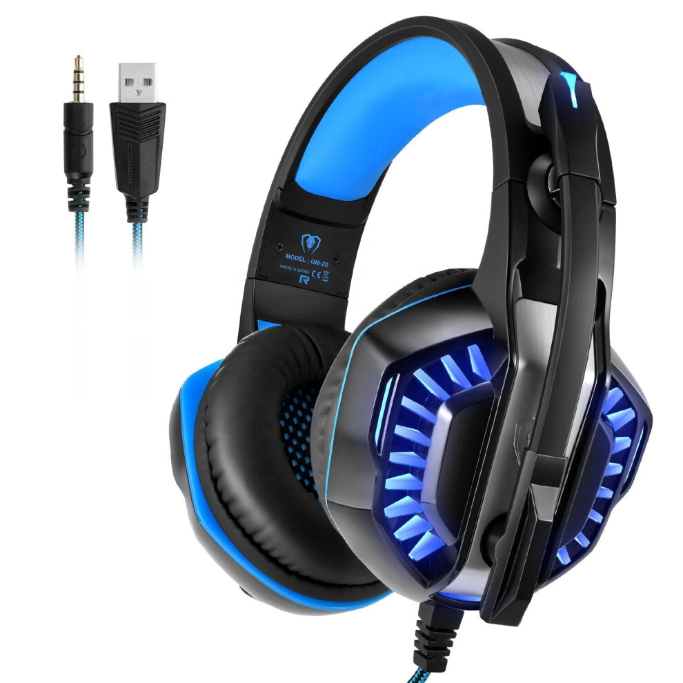 Wired Gaming Headset Stereo Surround Sound 50MM Drivers Gaming Headset Headphone with Mic-image-OPC-PGKBMZT-NEW