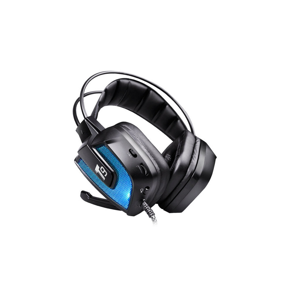 Driver LED 50mm Flashing Vibration Gaming Headphone Headset With Mic for Phone PC Computer-image-OPC-PGKBN2C-NEW