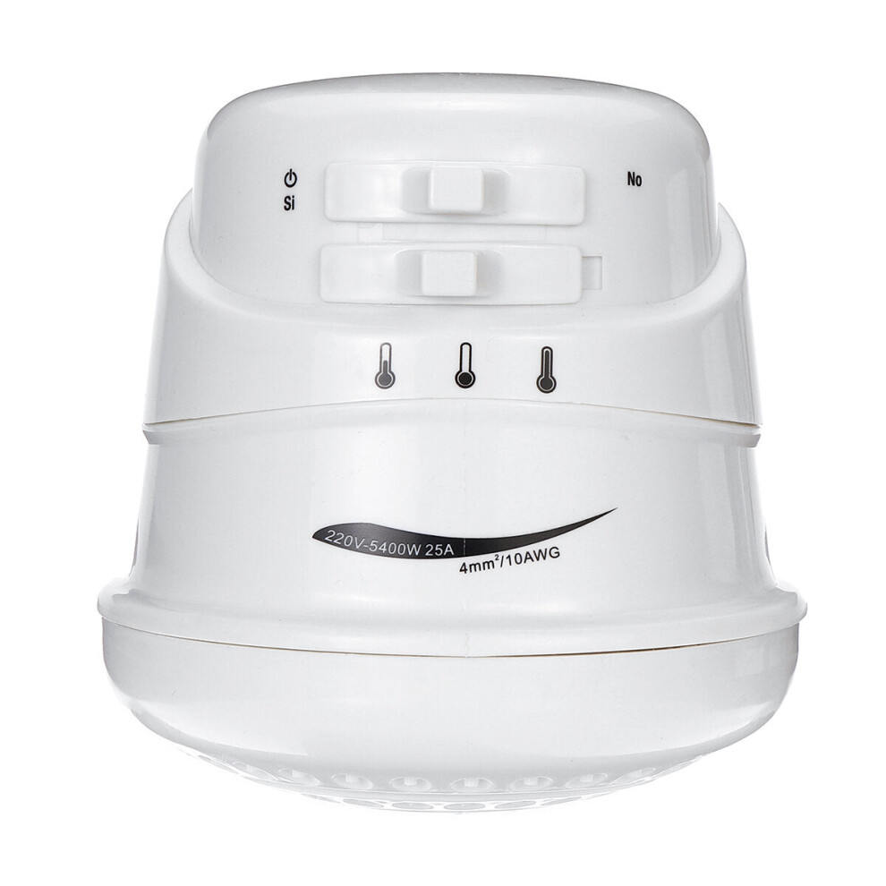 (220V) 5400W Electric Shower Head Instant Hot Water Bath Heater Boiler Tool 110V / 220V 6112212811634