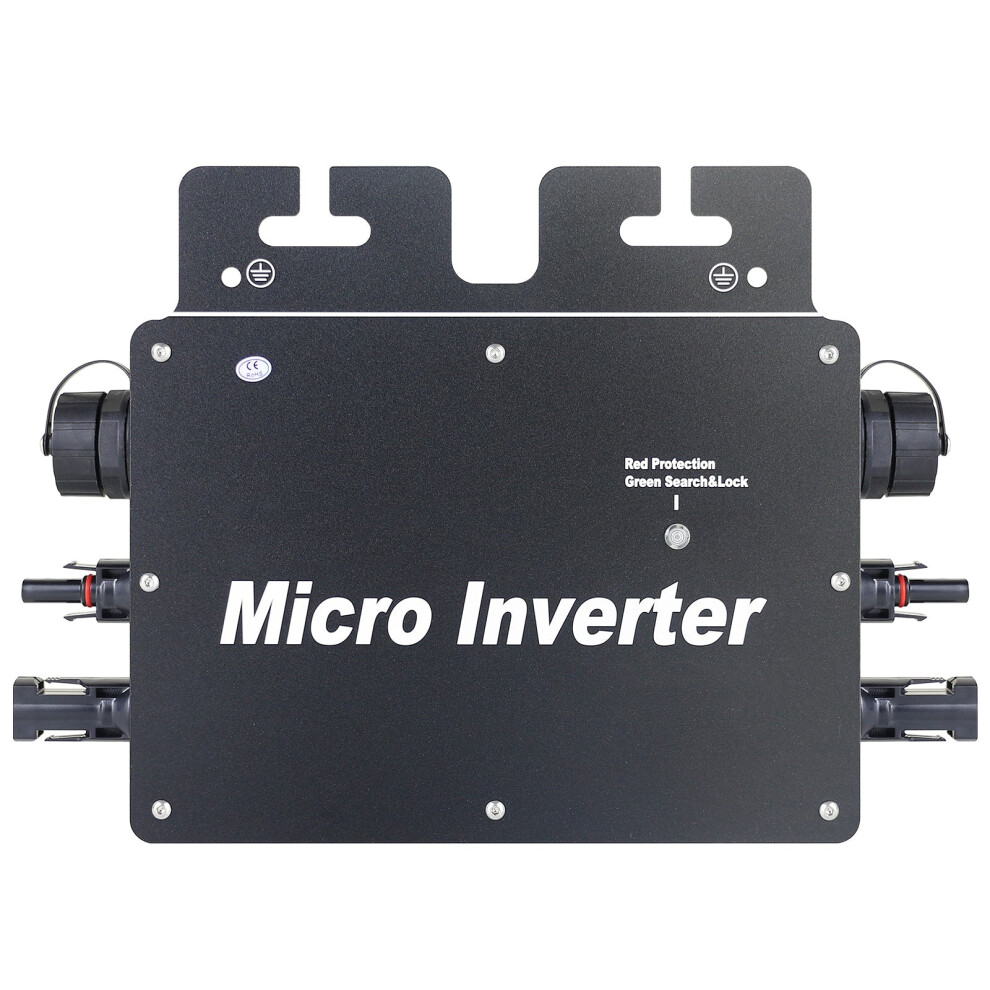 Photos - Inverter GreenZech  800W MPPT Micro Solar  Build in WIFI Monitor IP65 Degree 230VAC&20-50V Work for Power Station (Black)