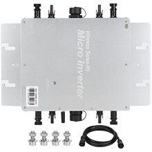 Solar Grid Tie Inverter, 1600W Micro Inverter System, Photovoltaic Power System Automatic Identification & IP66 Waterproof