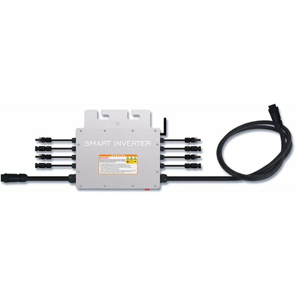 (600-WIFI) Grid Tie Micro Inverter with WiFi Communication Waterproof MPPT Stackable DC30-60V Solar Input AC110V 220V Auto Pure Sine Wave Output