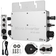 600W MPPT Waterproof Solar Grid Tie Inverter DC to AC 220V Micro (600w 220v)