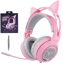 Wired Gaming Headset 3.5mm Plug Game Headphone Hi-Fi Bass Stereo Sound Headset with Mic for PS4 Computer PC Gamer