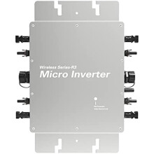 Solar Grid Tie Micro Inverter, 2400W Inverter System, Photovoltaic Power System MPPT Pure Shine Automatic Identification & IP66 Waterproof