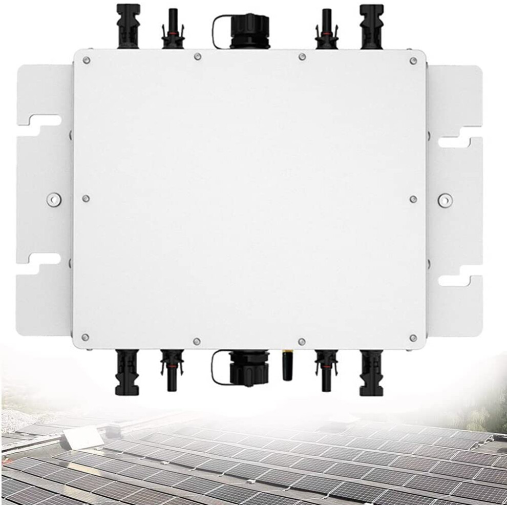 (2400W) Solar Grid Tied Micro Inverter Mppt Dc to Ac 110v-230v Output for Panels, Auto Recognition and Ip65 Waterproof