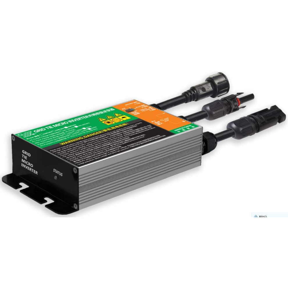(180W) MPPT Grid Tie Micro Inverter PV Input DC16-26V AC220V Output Home Use Small Solar Power System for 12V Panel Balcony Station