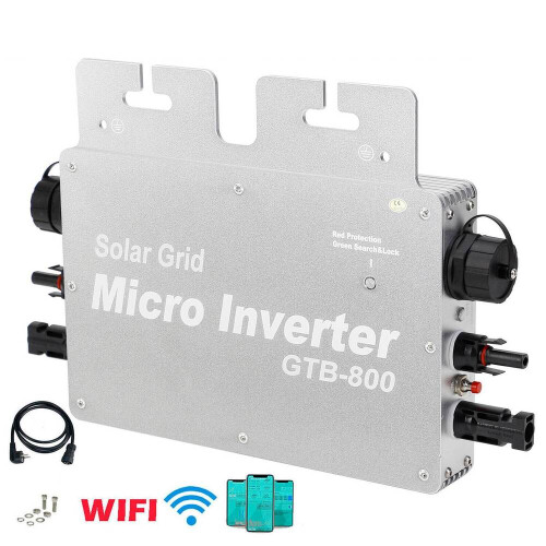 800W MPPT Solar Inverter Grid Tie Micro WIFI App Connection 1