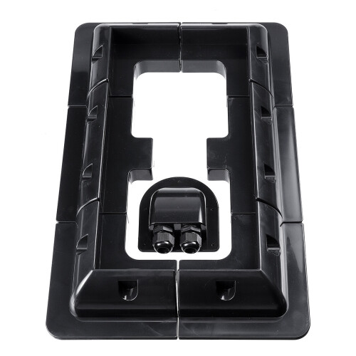 7pcs Set Solar Panel Corner Cable Mounting Bracket Kit For Caravan Boat RV Vehicle Roof Mount 2