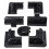 7pcs Set Solar Panel Corner Cable Mounting Bracket Kit For Caravan Boat RV Vehicle Roof Mount 2